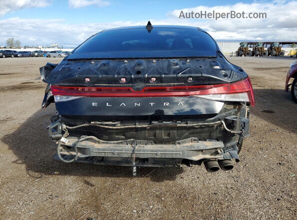 KMHLR4AF0PU372210 2023 HYUNDAI ELANTRA Black Вид ззаду