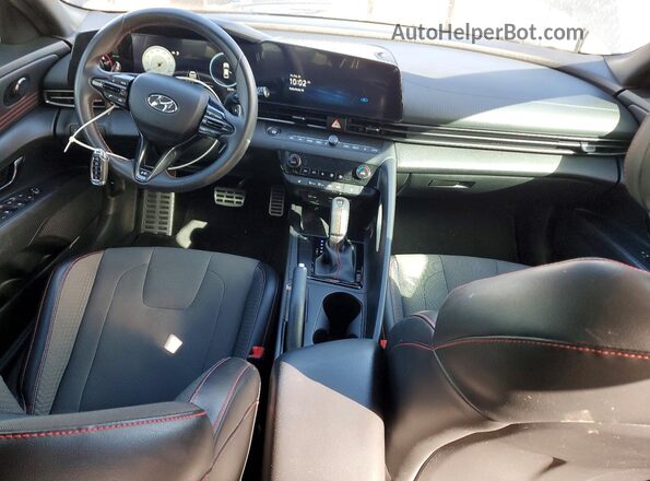 KMHLR4AF0PU372210 2023 HYUNDAI ELANTRA Black Вид панелі приладів
