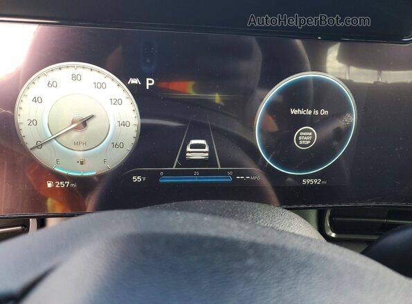 KMHLR4AF0PU372210 2023 HYUNDAI ELANTRA Black Вид щитка приладів
