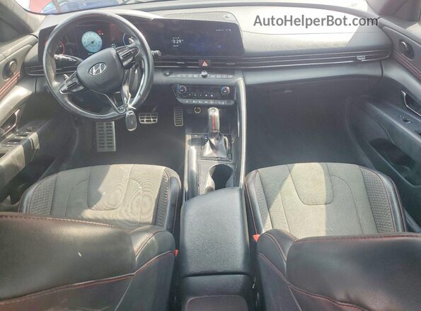 KMHLR4AF0PU593032 2023 HYUNDAI ELANTRA Red წინა პანელის ხედი