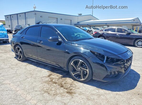 KMHLR4AF6PU526001 2023 HYUNDAI ELANTRA Black Front right