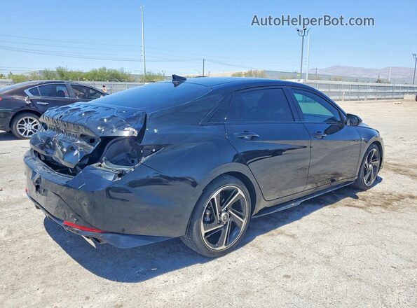 KMHLR4AF6PU526001 2023 HYUNDAI ELANTRA Black Rear right