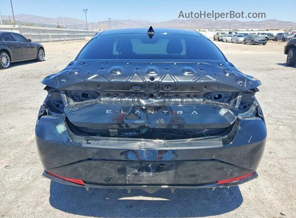 KMHLR4AF6PU526001 2023 HYUNDAI ELANTRA Black Rear view
