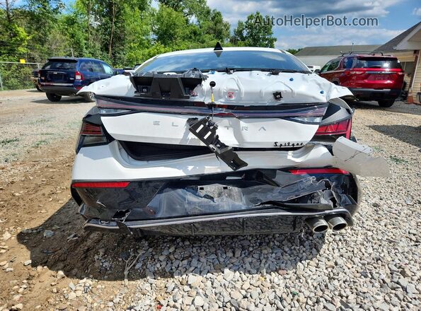KMHLR4DF0SU061008 2025 HYUNDAI ELANTRA Белый Вид сзади
