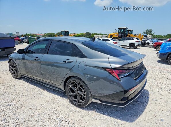 KMHLR4DF2RU743902 2024 HYUNDAI ELANTRA Gray უკანა მარცხენა