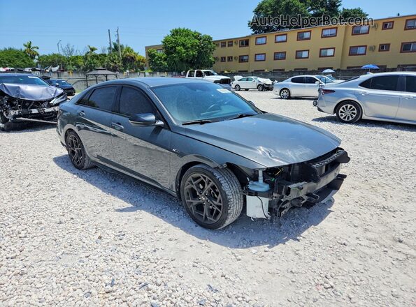 KMHLR4DF2RU743902 2024 HYUNDAI ELANTRA Gray წინა მარჯვენა