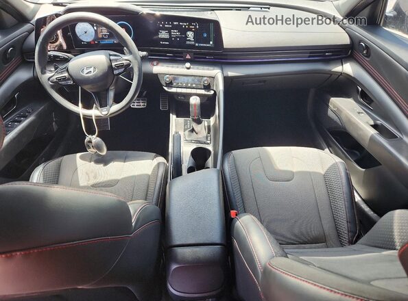 KMHLR4DF2RU743902 2024 HYUNDAI ELANTRA Gray წინა პანელის ხედი