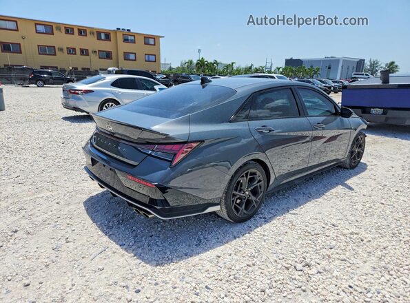 KMHLR4DF2RU743902 2024 HYUNDAI ELANTRA Gray უკანა მარჯვენა