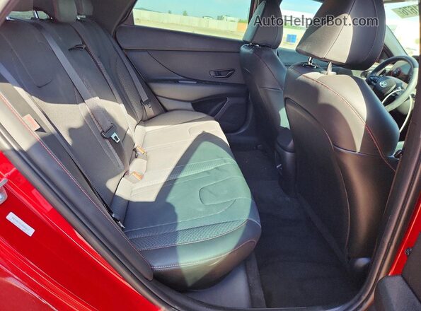 KMHLR4DF3SU904389 2025 HYUNDAI ELANTRA Красный Вид задних сидений