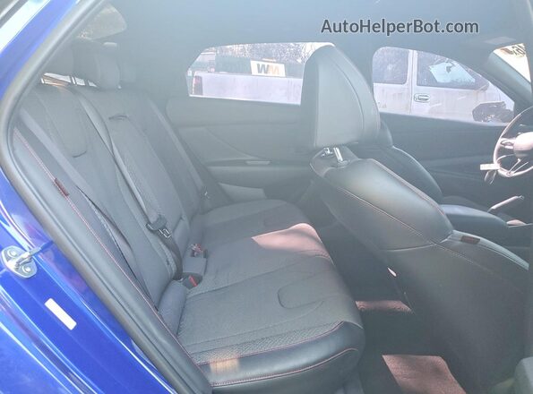 KMHLR4DF7RU768312 2024 HYUNDAI ELANTRA Синий Вид задних сидений