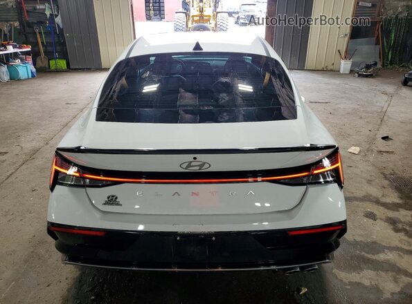 KMHLR4DFXSU965335 2025 HYUNDAI ELANTRA Белый Вид сзади