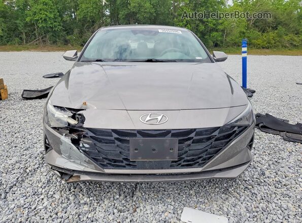 KMHLS4AG0PU479562 2023 HYUNDAI ELANTRA Gray წინა ხედი