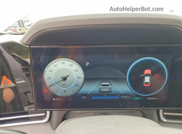 KMHLS4AG0PU479562 2023 HYUNDAI ELANTRA Gray ხელსაწყოთა პანელის ხედი