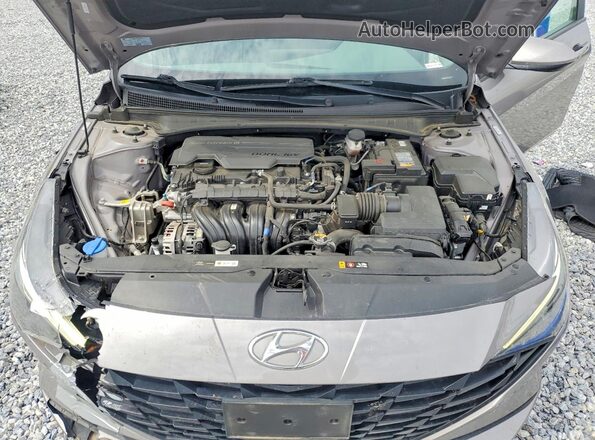 KMHLS4AG0PU479562 2023 HYUNDAI ELANTRA Gray უკანა სალონის ხედი