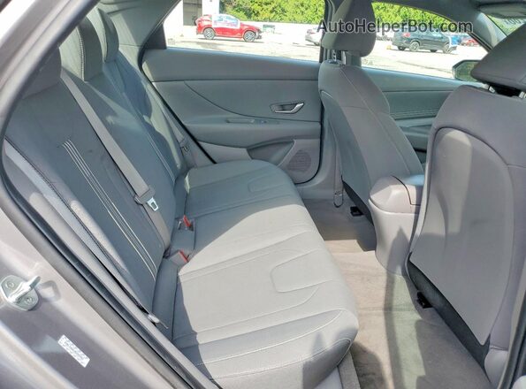 KMHLS4AG1NU342952 2022 HYUNDAI ELANTRA Gray Հետևի նստատեղերի տեսք
