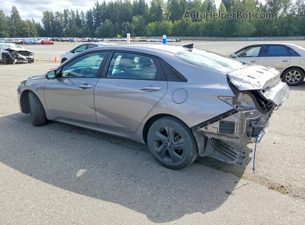 KMHLS4AG1NU342952 2022 HYUNDAI ELANTRA Gray Հետևի ձախ