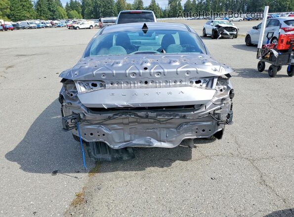 KMHLS4AG1NU342952 2022 HYUNDAI ELANTRA Gray Հետևի տեսք
