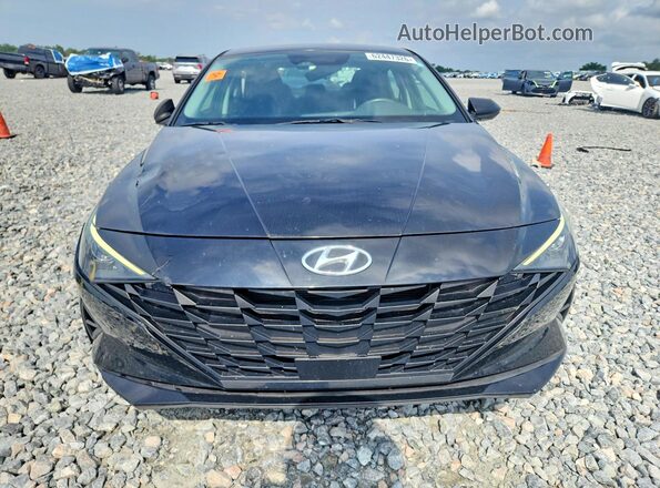 KMHLS4AG2PU417967 2023 HYUNDAI ELANTRA Black Front view
