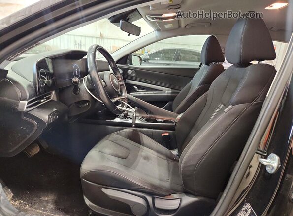 KMHLS4AG2PU422022 2023 HYUNDAI ELANTRA Black Vista interior delantera