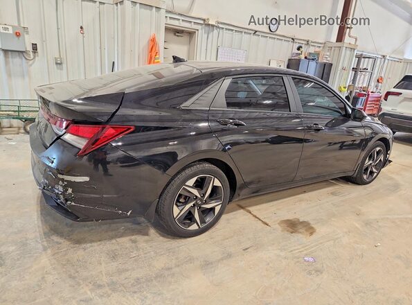 KMHLS4AG2PU422022 2023 HYUNDAI ELANTRA Black Trasero derecho