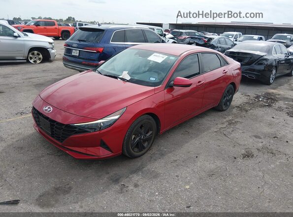 KMHLS4AG3MU212041 2021 HYUNDAI ELANTRA Red Przód lewy