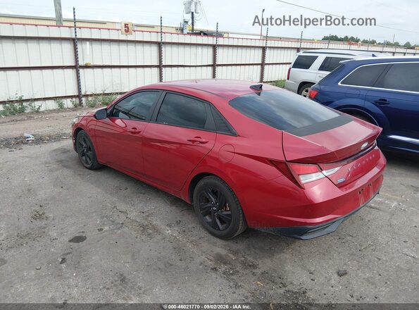 KMHLS4AG3MU212041 2021 HYUNDAI ELANTRA Red Tył lewy