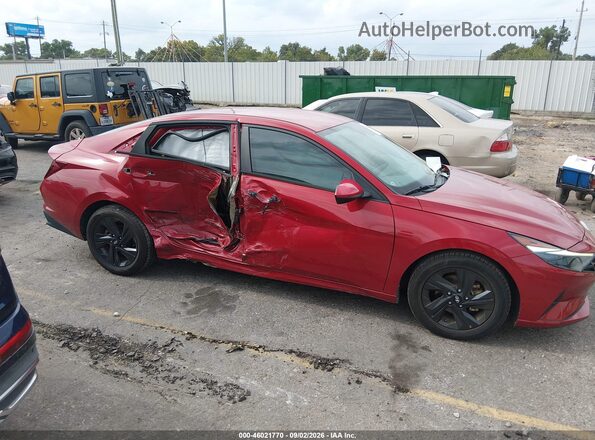 KMHLS4AG3MU212041 2021 HYUNDAI ELANTRA Red Widok z przodu