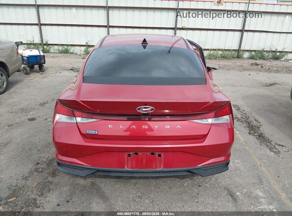 KMHLS4AG3MU212041 2021 HYUNDAI ELANTRA Red 