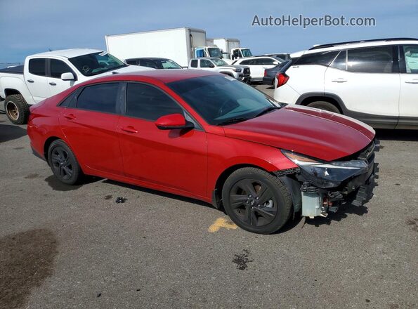 KMHLS4AG3NU312979 2022 HYUNDAI ELANTRA Red Przód prawy