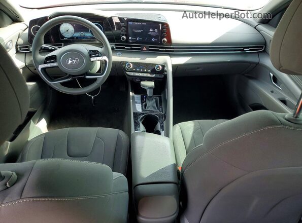 KMHLS4AG3NU312979 2022 HYUNDAI ELANTRA Red Widok deski rozdzielczej