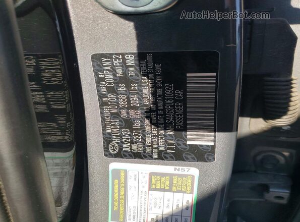 KMHLS4AG3PU610922 2023 HYUNDAI ELANTRA Gray Вид підкапотного простору