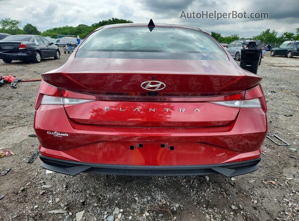 KMHLS4AG3PU617322 2023 HYUNDAI ELANTRA Red Widok z tyłu