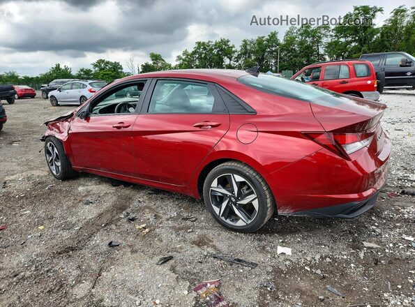 KMHLS4AG3PU617322 2023 HYUNDAI ELANTRA Red Tył lewy