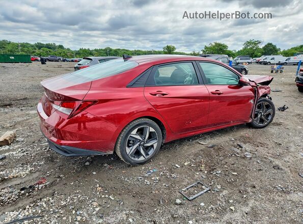 KMHLS4AG3PU617322 2023 HYUNDAI ELANTRA Red Tył prawy