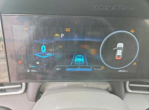 KMHLS4AG3PU617322 2023 HYUNDAI ELANTRA Red Widok zestawu wskaźników