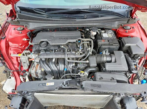 KMHLS4AG3PU617322 2023 HYUNDAI ELANTRA Red Widok wnętrza z tyłu