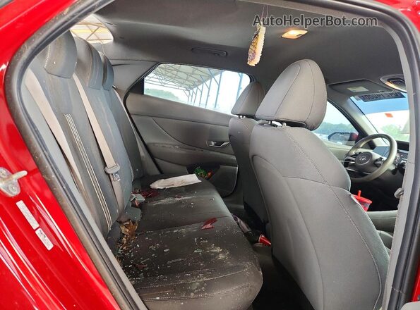 KMHLS4AG4NU367473 2022 HYUNDAI ELANTRA Red Widok tylnych siedzeń