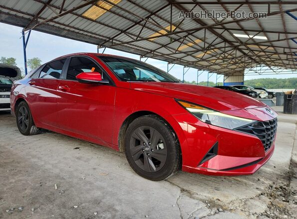 KMHLS4AG4NU367473 2022 HYUNDAI ELANTRA Red Przód prawy