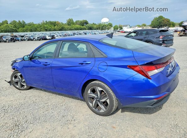 KMHLS4AG4PU528360 2023 HYUNDAI ELANTRA Blue Հետևի ձախ