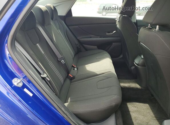 KMHLS4AG4PU528360 2023 HYUNDAI ELANTRA Blue Հետևի նստատեղերի տեսք