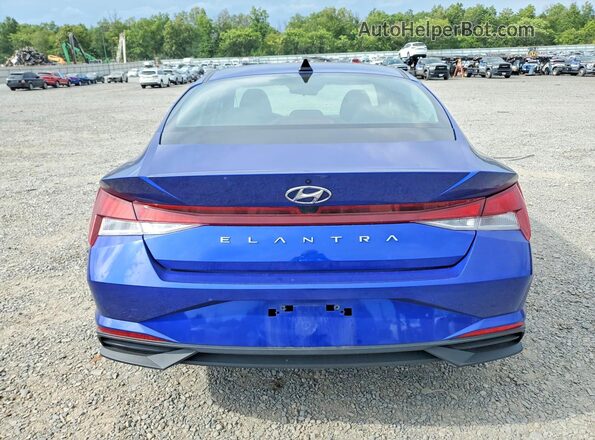 KMHLS4AG4PU528360 2023 HYUNDAI ELANTRA Blue Հետևի տեսք