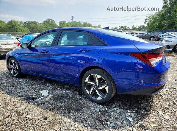 KMHLS4AG4PU601288 2023 HYUNDAI ELANTRA Blue Tył lewy