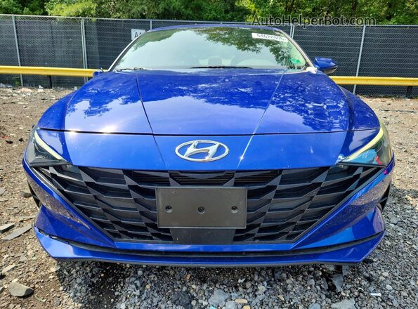 KMHLS4AG4PU601288 2023 HYUNDAI ELANTRA Blue Widok z przodu