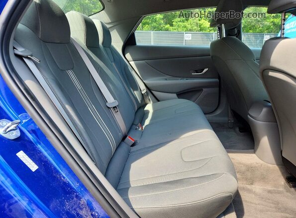 KMHLS4AG4PU601288 2023 HYUNDAI ELANTRA Blue Widok zestawu wskaźników