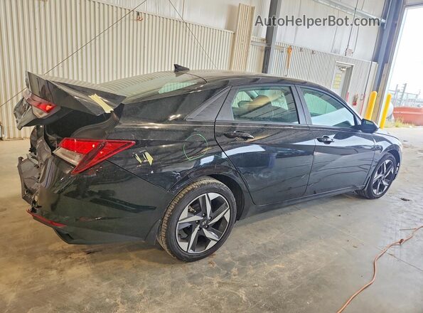 KMHLS4AG5PU610596 2023 HYUNDAI ELANTRA Black Задня права чверть