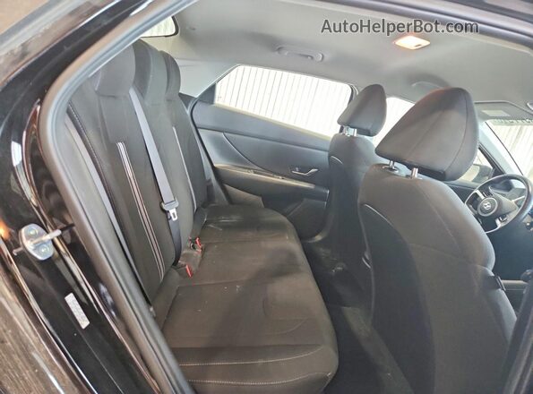 KMHLS4AG5PU610596 2023 HYUNDAI ELANTRA Black Вид задніх сидінь