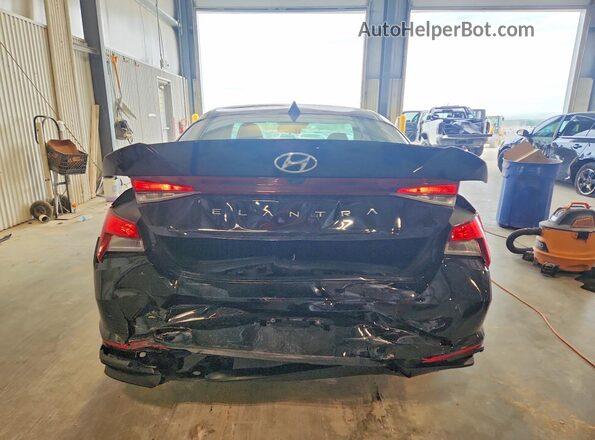 KMHLS4AG5PU610596 2023 HYUNDAI ELANTRA Black Вид ззаду