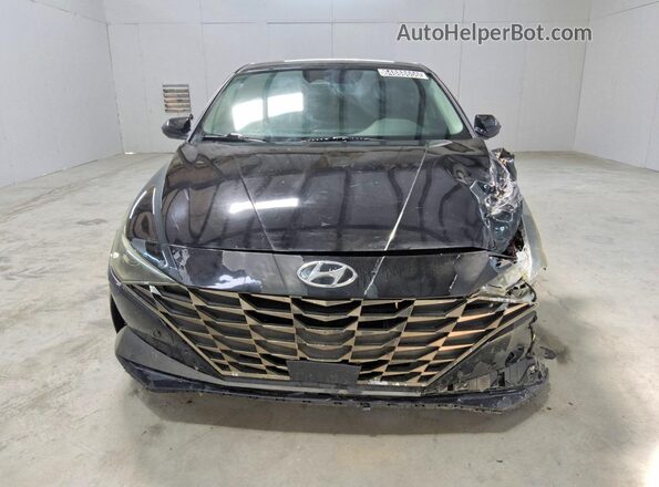 KMHLS4AG6MU166057 2021 HYUNDAI ELANTRA Black Вид спереду