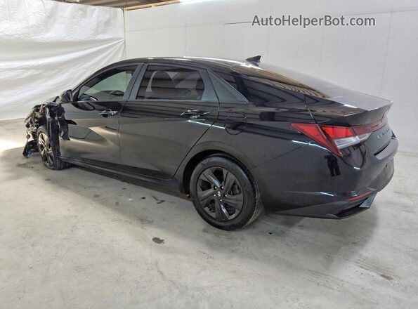 KMHLS4AG6MU166057 2021 HYUNDAI ELANTRA Black Задня ліва чверть