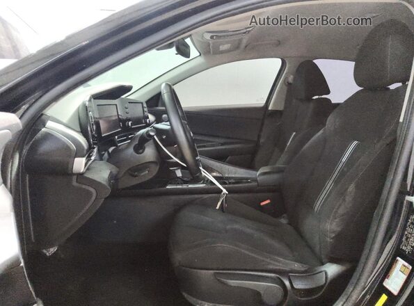KMHLS4AG6MU166057 2021 HYUNDAI ELANTRA Black Вид салону спереду